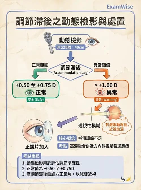 驗光生 - 動態視網膜檢影術(Nott法與MEM) - AI 圖文解析預覽