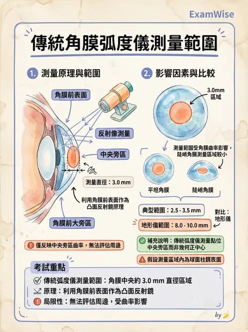 驗光生 - 眼前段檢查與角膜測量 - AI 圖文解析預覽