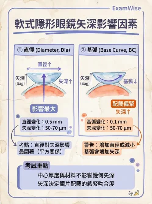 驗光生 - 軟式鏡片設計原理與散光鏡片驗配 - AI 圖文解析預覽