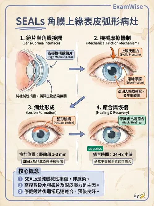 驗光生 - 角膜表面機械性損傷與染色 - AI 圖文解析預覽
