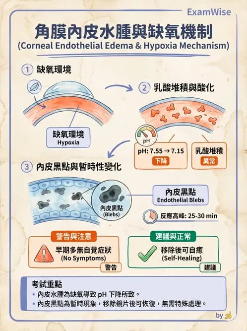 驗光生 - 角膜缺氧與結構性變化 - AI 圖文解析預覽