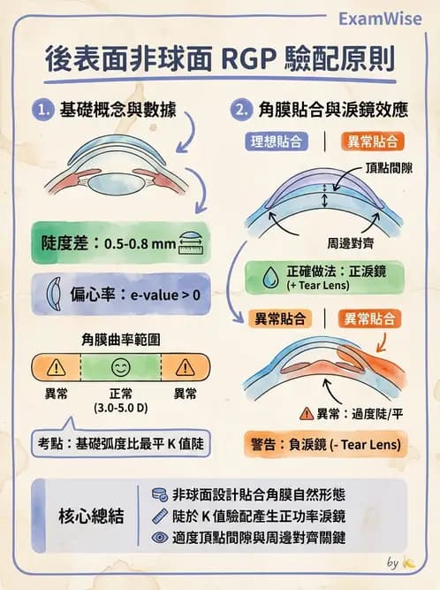 驗光生 - 老花隱形眼鏡光學設計原理 - AI 圖文解析預覽