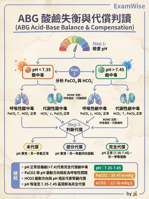 護理師 - 呼吸衰竭與胸腔護理 - AI 圖文解析預覽