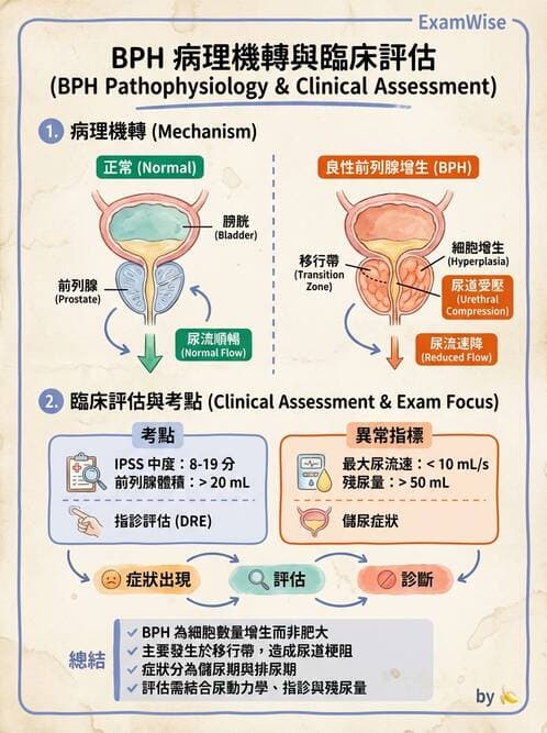 護理師 - 泌尿道疾病與排尿障礙 - AI 圖文解析預覽