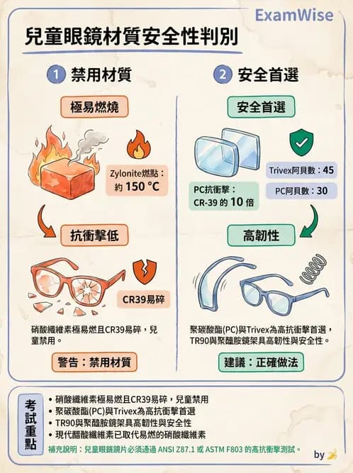 驗光生 - 鏡架材料、規格測量與特殊用途眼鏡 - AI 圖文解析預覽