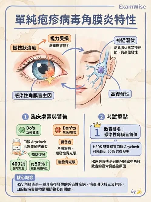 驗光生 - 角膜、結膜與眼前段疾病 - AI 圖文解析預覽