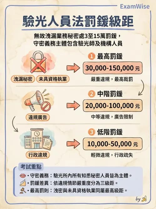 驗光生 - 執業登記、業務規範與違規罰則 - AI 圖文解析預覽