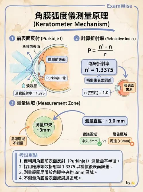 驗光生 - 角膜弧度與地形圖檢查 - AI 圖文解析預覽