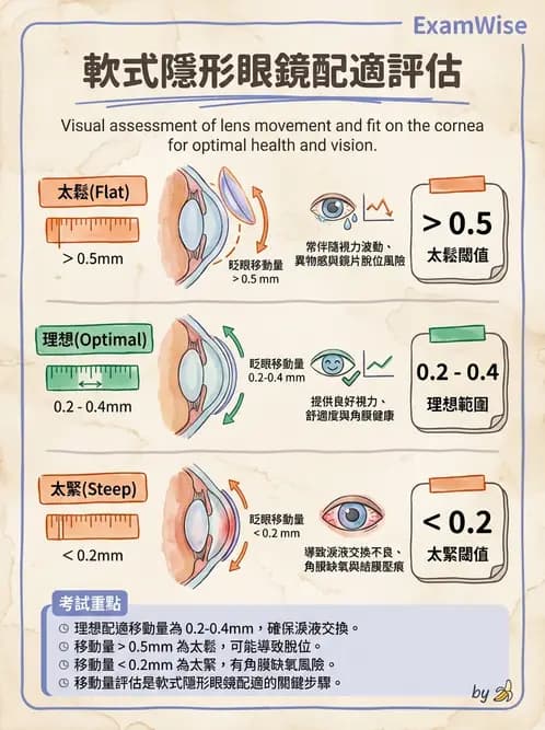 驗光生 - 軟式鏡片配適評估與臨床調整 - AI 圖文解析預覽