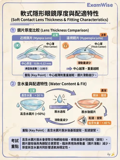 驗光生 - 軟式鏡片設計原理與散光鏡片驗配 - AI 圖文解析預覽