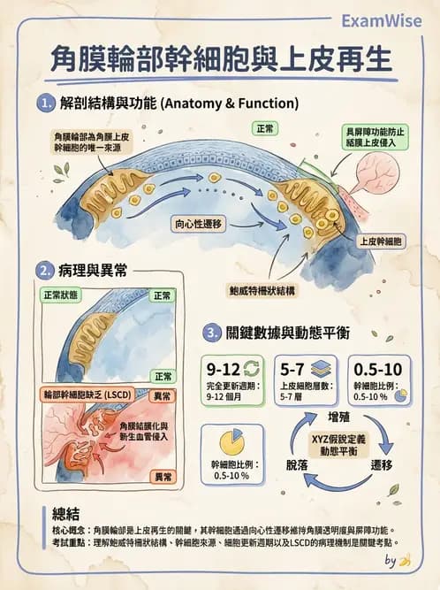 驗光生 - 角膜與鞏膜 - AI 圖文解析預覽