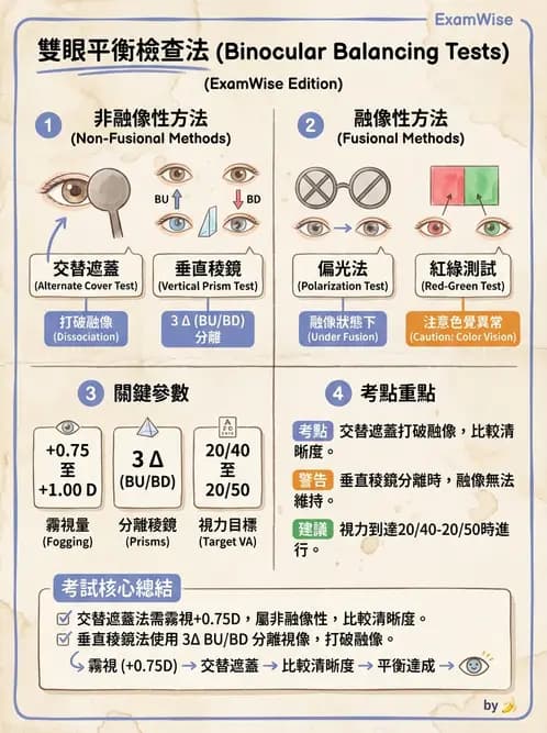 驗光生 - 雙眼平衡技術與驗光流程 - AI 圖文解析預覽