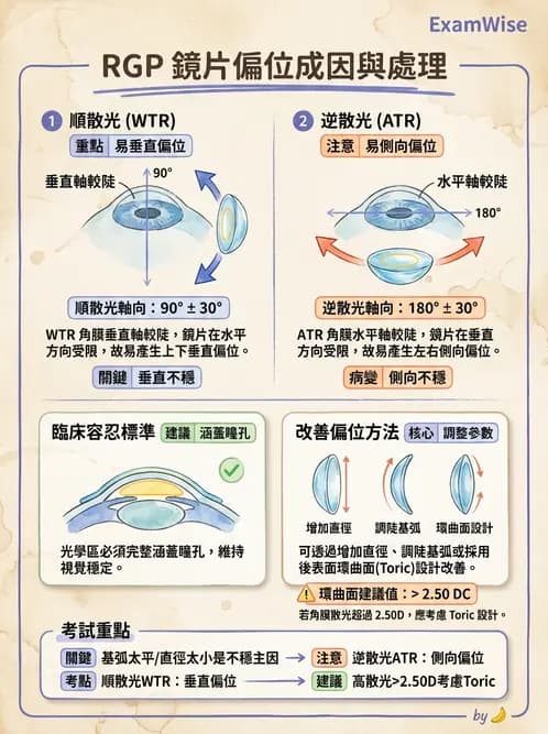 驗光生 - 硬式隱形眼鏡驗配原則與臨床決策 - AI 圖文解析預覽