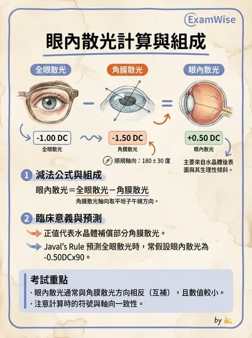 驗光生 - 散光分析、鏡型選擇與軟式散光驗配 - AI 圖文解析預覽