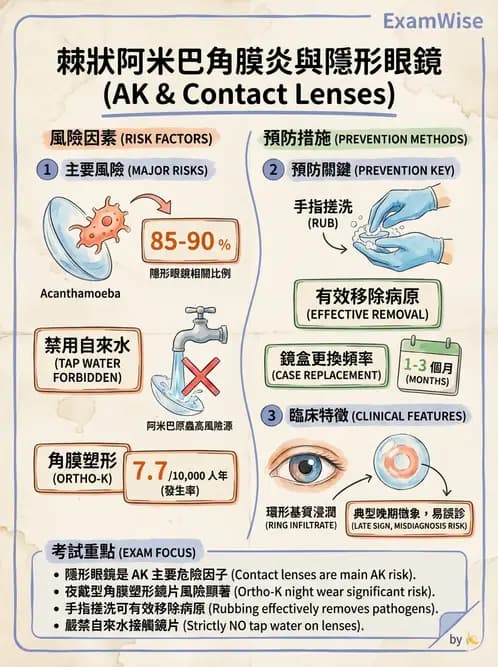 驗光生 - 感染性與炎症性角膜結膜炎 - AI 圖文解析預覽