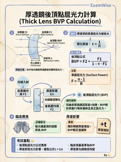 驗光生 - 鏡片設計、基弧選擇、雙光與漸進多焦點鏡片 - AI 圖文解析預覽