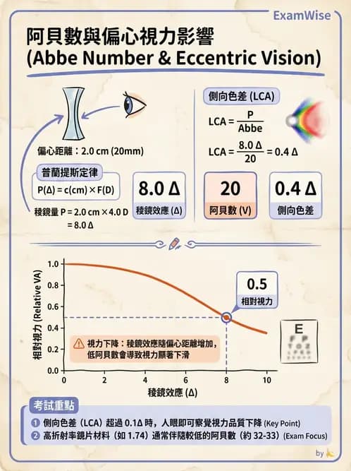 驗光生 - 偏振光、色散與色像差 - AI 圖文解析預覽