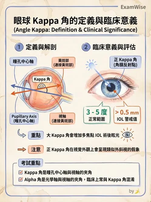驗光生 - 眼外肌解剖與運動神經支配 - AI 圖文解析預覽