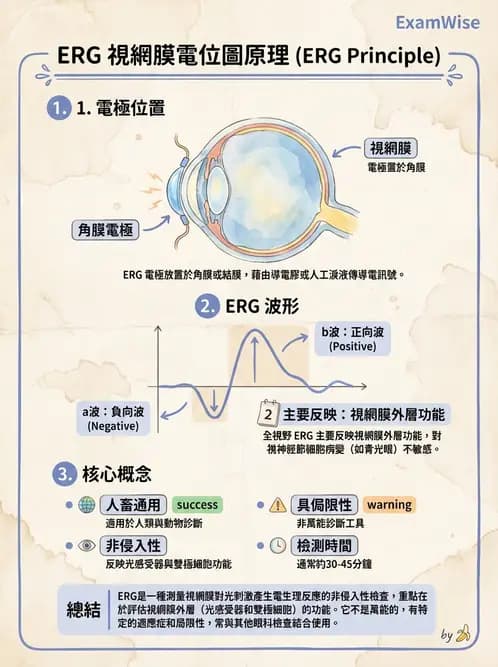 驗光生 - 視覺功能、視野與電生理檢查 - AI 圖文解析預覽