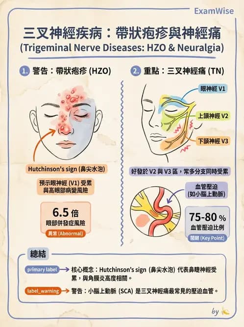 驗光生 - 眼外肌解剖與運動神經支配 - AI 圖文解析預覽