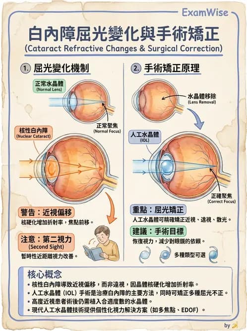 驗光生 - 青光眼與水晶體疾病 - AI 圖文解析預覽