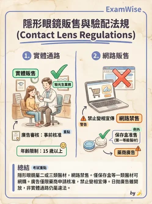 驗光生 - 驗光人員業務範圍與未成年人驗光規定 - AI 圖文解析預覽