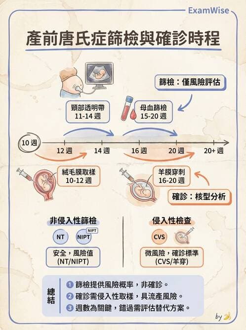 護理師 - 產前篩檢與遺傳診斷 - AI 圖文解析預覽