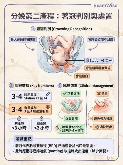 護理師 - 分娩過程與產科急症 - AI 圖文解析預覽