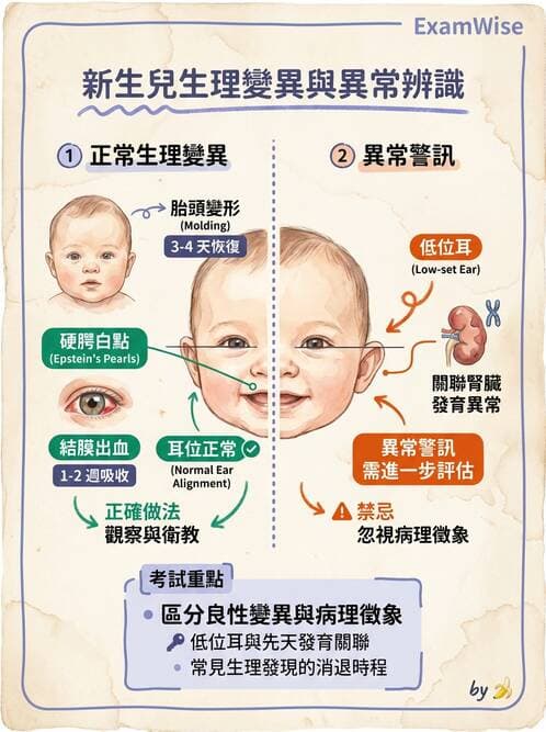 護理師 - 新生兒評估與生理特徵 - AI 圖文解析預覽
