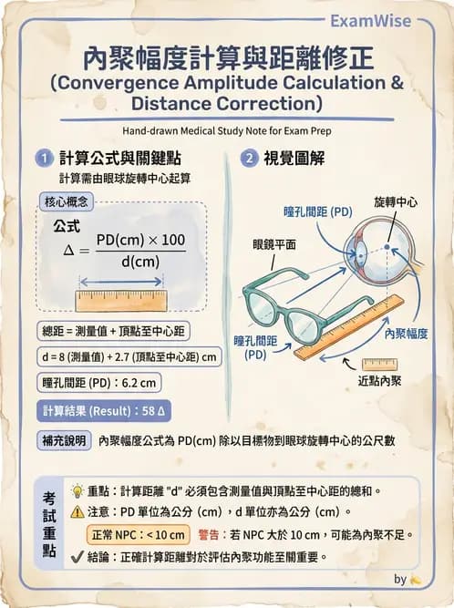 驗光生 - 眼球運動、內聚功能與瞳孔反應檢查 - AI 圖文解析預覽