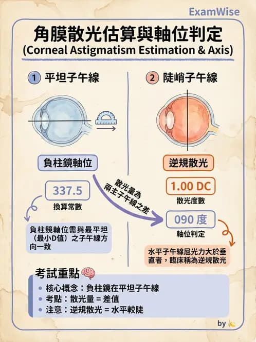 驗光生 - 角膜弧度與地形圖檢查 - AI 圖文解析預覽