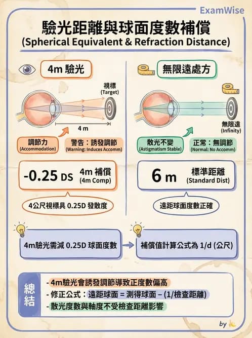 驗光生 - 球面度數確認與紅綠測試 - AI 圖文解析預覽