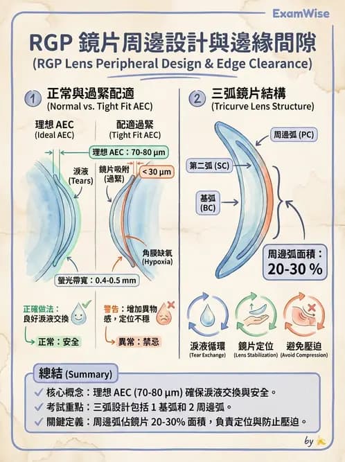 驗光生 - 鏡片設計、結構與臨床選用 - AI 圖文解析預覽