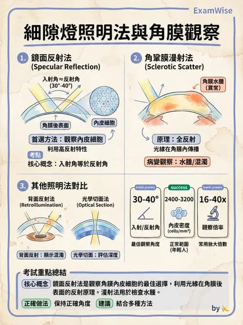 驗光生 - 眼前段檢查與角膜測量 - AI 圖文解析預覽