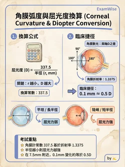 驗光生 - 散光分析、鏡型選擇與軟式散光驗配 - AI 圖文解析預覽