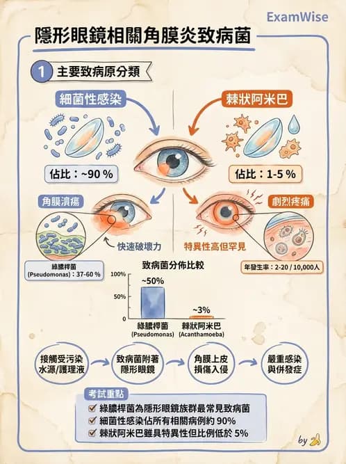 驗光生 - 感染性與炎症性角膜結膜炎 - AI 圖文解析預覽