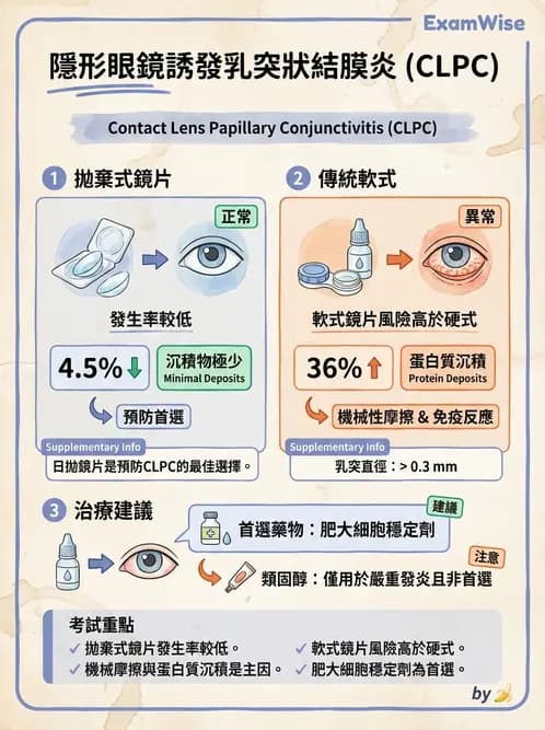 驗光生 - 乾眼、沉積物與結膜過敏反應 - AI 圖文解析預覽