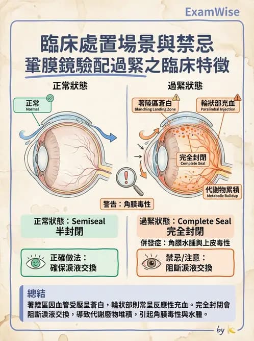 驗光生 - 硬式隱形眼鏡螢光染色評估與特殊臨床適應症 - AI 圖文解析預覽