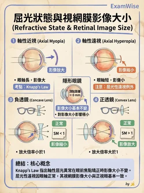 驗光生 - 眼鏡放大率與鏡片光學計算 - AI 圖文解析預覽
