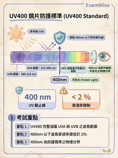 驗光生 - 鏡片鍍膜與光學處理 - AI 圖文解析預覽