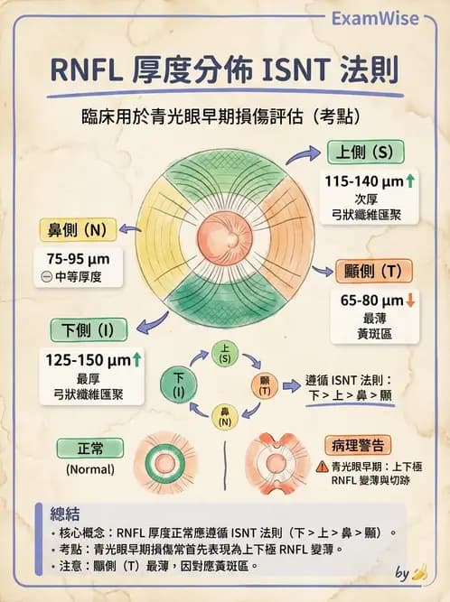 驗光生 - 視網膜組織結構與感光細胞 - AI 圖文解析預覽