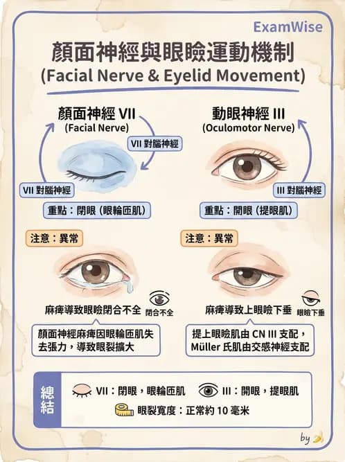 驗光生 - 眼窩骨解剖、眼瞼與結膜 - AI 圖文解析預覽