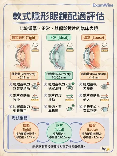 驗光生 - 軟式鏡片配適評估與臨床調整 - AI 圖文解析預覽