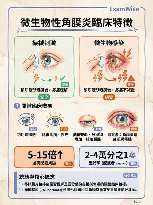 驗光生 - 感染性與炎症性角膜結膜炎 - AI 圖文解析預覽