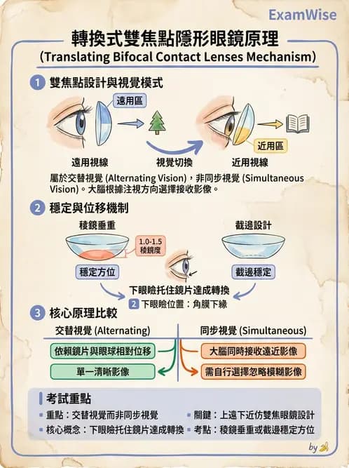 驗光生 - 老花隱形眼鏡臨床驗配與問題排解 - AI 圖文解析預覽
