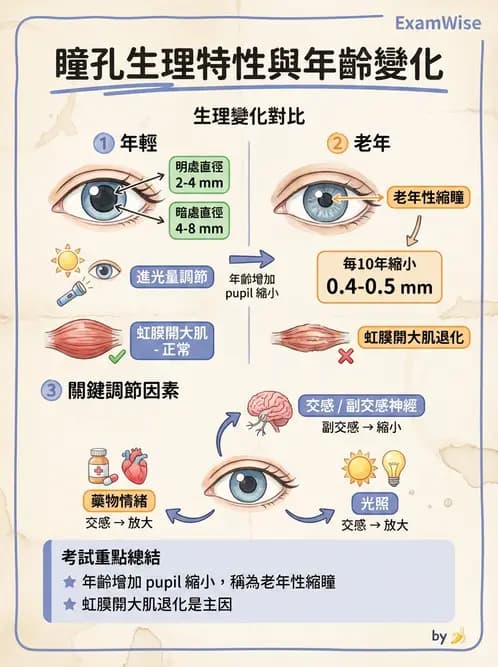 驗光生 - 調節、老花眼與臨床眼光學應用 - AI 圖文解析預覽