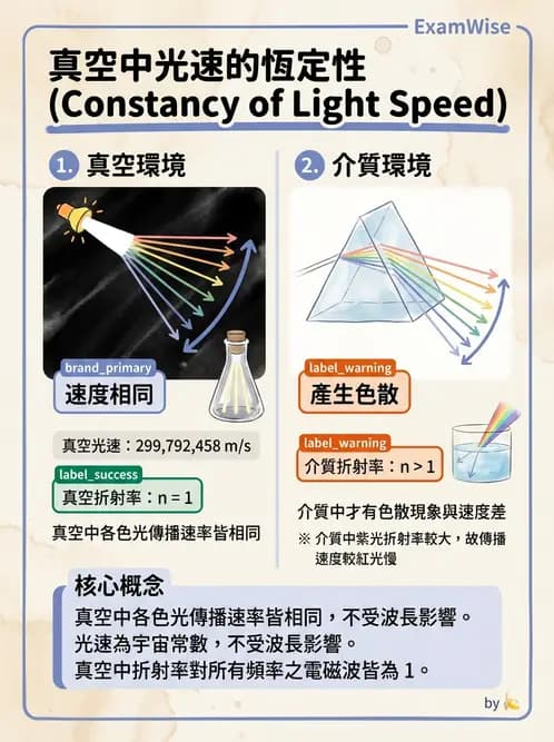 驗光生 - 光的折射定律、全反射與散射現象 - AI 圖文解析預覽