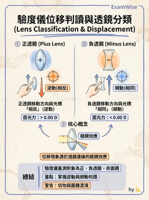 驗光生 - 驗度儀使用、PD量測與鏡框配製參數 - AI 圖文解析預覽
