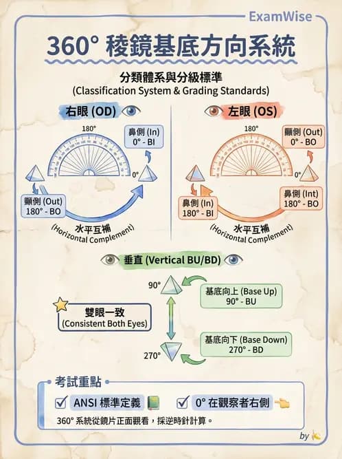驗光生 - 稜鏡基本原理與光學 - AI 圖文解析預覽