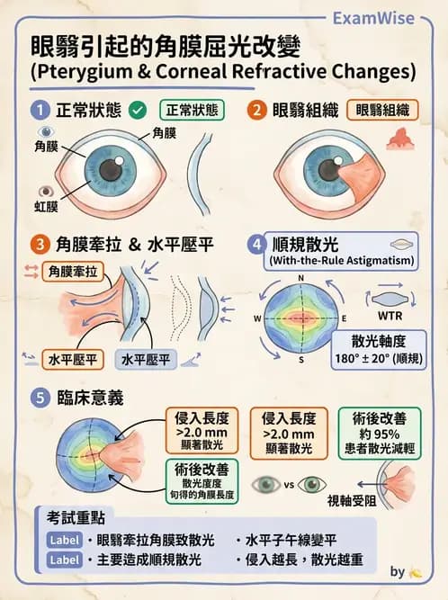 驗光生 - 角膜、結膜與眼前段疾病 - AI 圖文解析預覽